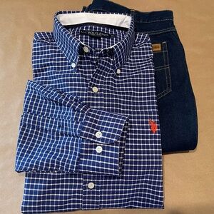 US Polo Assn XL Long Slv Button Down Shirt